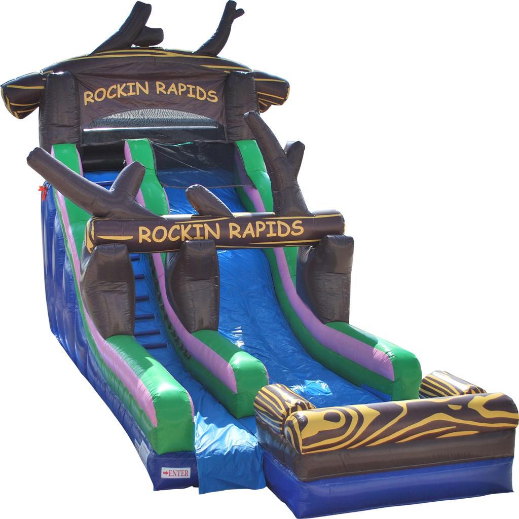 Brand New 20 foot tall Rockin Rapids Water Slide with splash area
