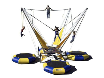 4 Person Bungee Jumping Trampoline