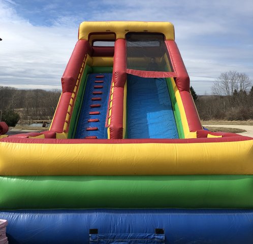 16' Tall Rainbow Dry Inflatable Slide 16' Tall Rainbow Dry Inflatable Slide