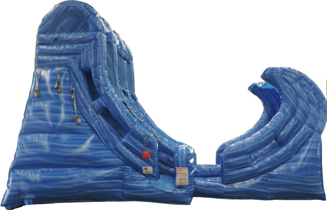 19' Big Wave Dual Lane Slide dry Inflatable Slide 19' Big Wave Dual Lane Slide dry Inflatable Slide