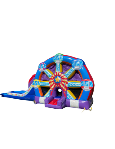 Ferris Wheel Combo with Dual Lane Slides Ferris Wheel Combo with Dual Lane Slides