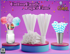 Cotton Candy paper cone