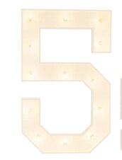 4ft Wood Marquee Light #5