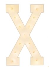 4ft Wood Marquee Light 'X'