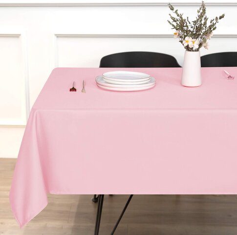 Light pink long table cloths Light pink long table cloths