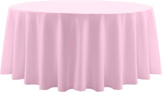Light pink round table cloths