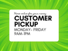 Customer Pickup Customer Pickup
