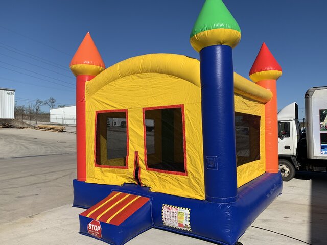 Colorful Castle Bounce House Colorful Castle Bounce House