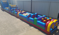 100 ft Ultimate Multi Colored Obstacle Course 100 ft Ultimate Multi Colored Obstacle Course