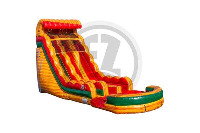 Dry 24 ft Tropical Breeze Dual Lane Slide with Stopper Dry 24 ft Tropical Breeze Dual Lane Slide with Stopper
