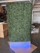 Boxwood Hedge Wall - 8 ft tall x 4 ft wide - LED Light Base
