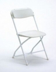 White Folding Chair B Grade White Folding Chair B Grade