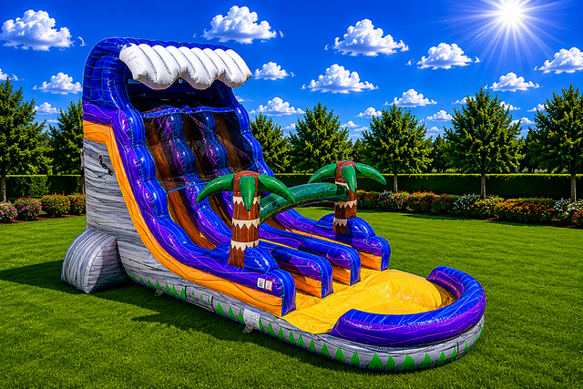 18' Big Surge waterslide with pool 18' Big Surge waterslide with pool