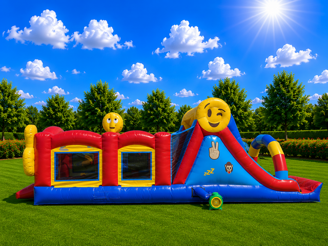 40' Emoji obstacle course 40' Emoji obstacle course