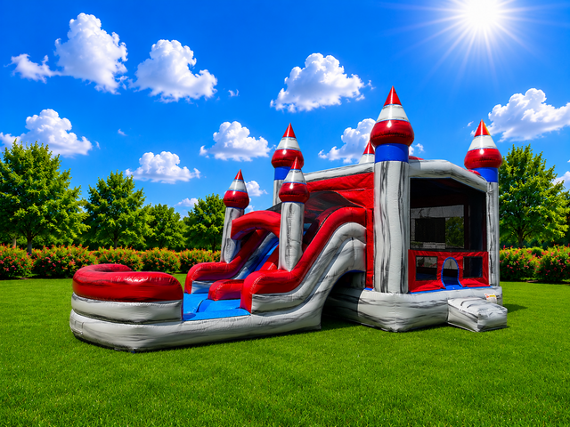 Titan combo bounce house with slide Titan combo bounce house with slide
