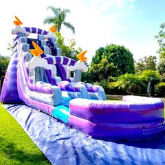 Thunder 20' Water slide with pool