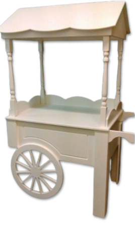 White Display Cart White Display Cart