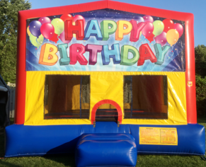 Happy Birthday Balloons Bounce House