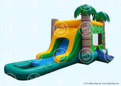 Tropical Bounce and Water Slide Combo