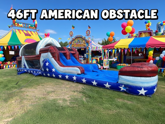 FREEDOM 46FT DOUBLE LANE WET or DRY OBSTACLE FREEDOM 46FT DOUBLE LANE WET or DRY OBSTACLE