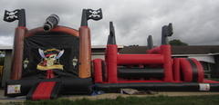 Pirate Ship Bouncy with Obstacle Course