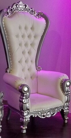White Throne Chair White Throne Chair