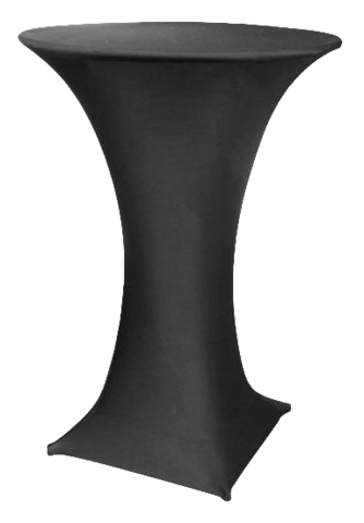 Black Cocktail Tablecovers Spandex