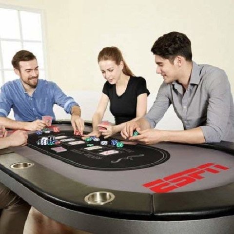  Poker Table With LED Lights 