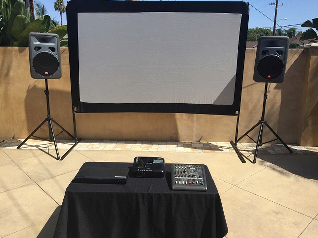 120 Inch Movie Screen Package