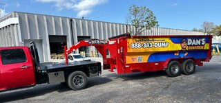17 Yard Gooseneck Dumpster Trailer