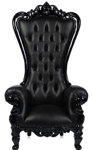 Throne Chair- Black