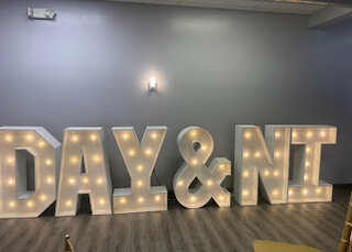 4ft- White Marquee Letters - $75 each