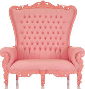 Loveseat Throne Chair- Pink