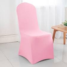 Pink Spandex Chair Covers