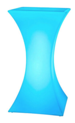 LED High Top Square Cocktail Table