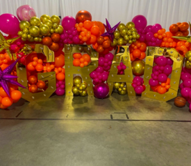 4ft- Gold Acrylic Marquee Letters $90/each