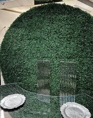 Round Grass Wall