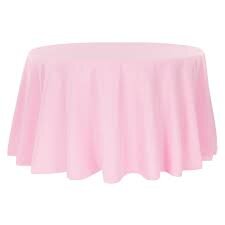 Pink Round Tablecloths