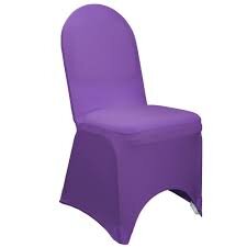 Purple Spandex Chair Covers