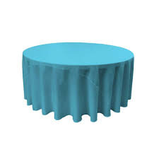 Aqua Green, Teal, Turquoise Round Tablecloths