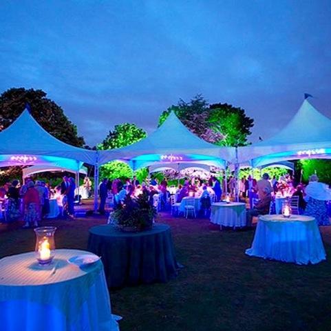 Lighting LED PARTY TENT HIGH PEAK TENT -CALL OFFICE