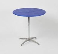 PLASTIC FITTED ELASTIC TABLE COVERS- 30' ROUND -ADD COLOR IN COMMENT SECTION