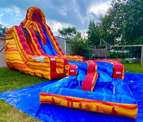 Fire and ice unit #6 water 18’ slide $595