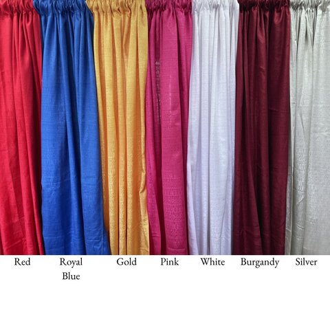 Curtains 8'Lx8'Wx8'H Curtains 8'Lx8'Wx8'H