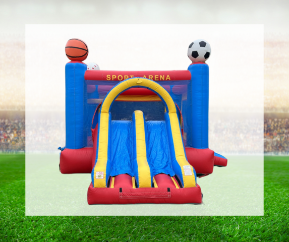 Double Lane Sports Jump-N-Slide Double Lane Sports Jump-N-Slide