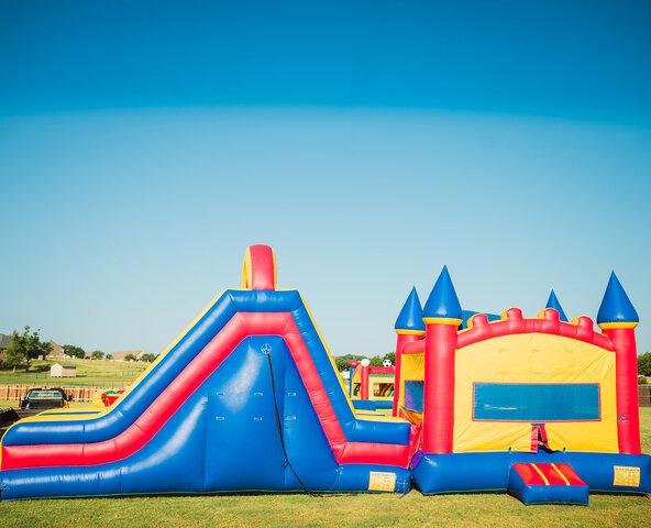 Hop-N-Slide Combo With 16ft Slide Hop-N-Slide Combo With 16ft Slide