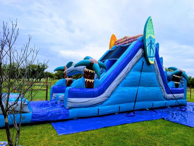 20ft Big Wave Water Slide Obstacle Course 20ft Big Wave Water Slide Obstacle Course