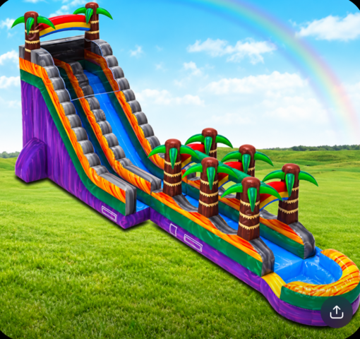 20ft Paradise Falls + Slip N Slide 20ft Paradise Falls + Slip N Slide