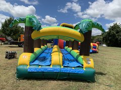 36 Foot Tropical Slip-N-Slide With Pool 36 Foot Tropical Slip-N-Slide With Pool