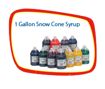 1 Gallon Snow Cone Syrup 1 Gallon Snow Cone Syrup